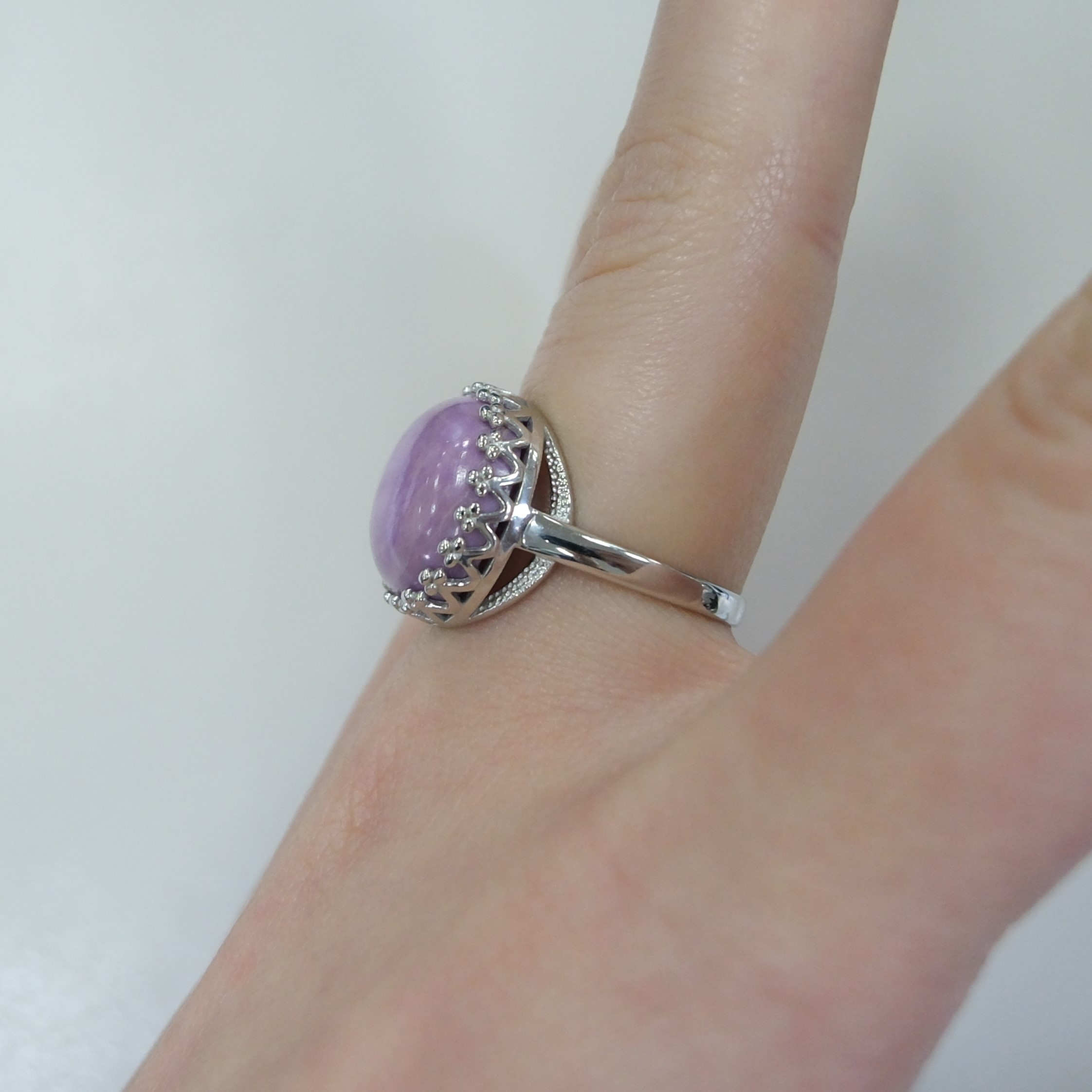 Серебряное кольцо с фосфосидеритом